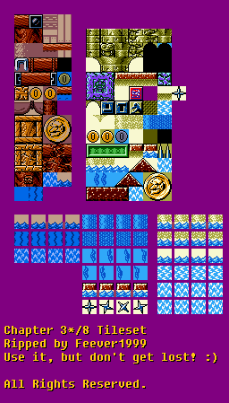 Wario Land II - Chapter 08 Tileset