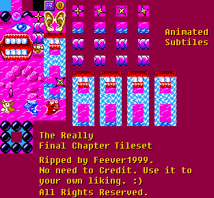 Wario Land II - "The Really Final Chapter" Tileset