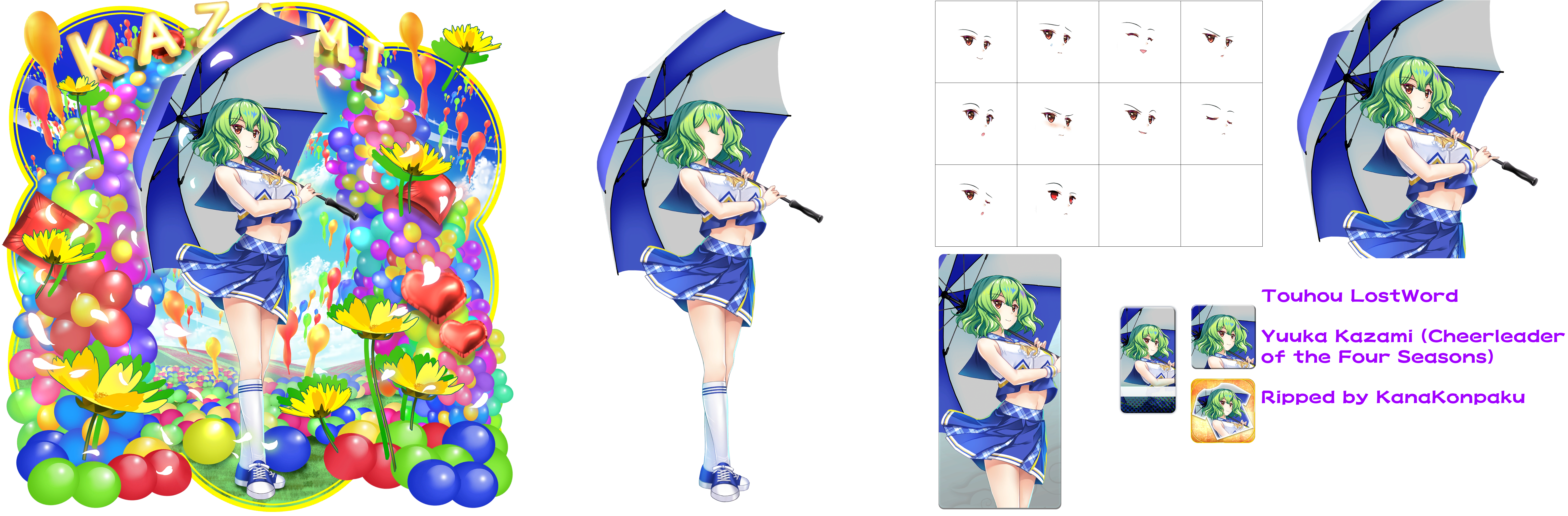 Touhou LostWord - Yuuka Kazami (Cheerleader of the Four Seasons)