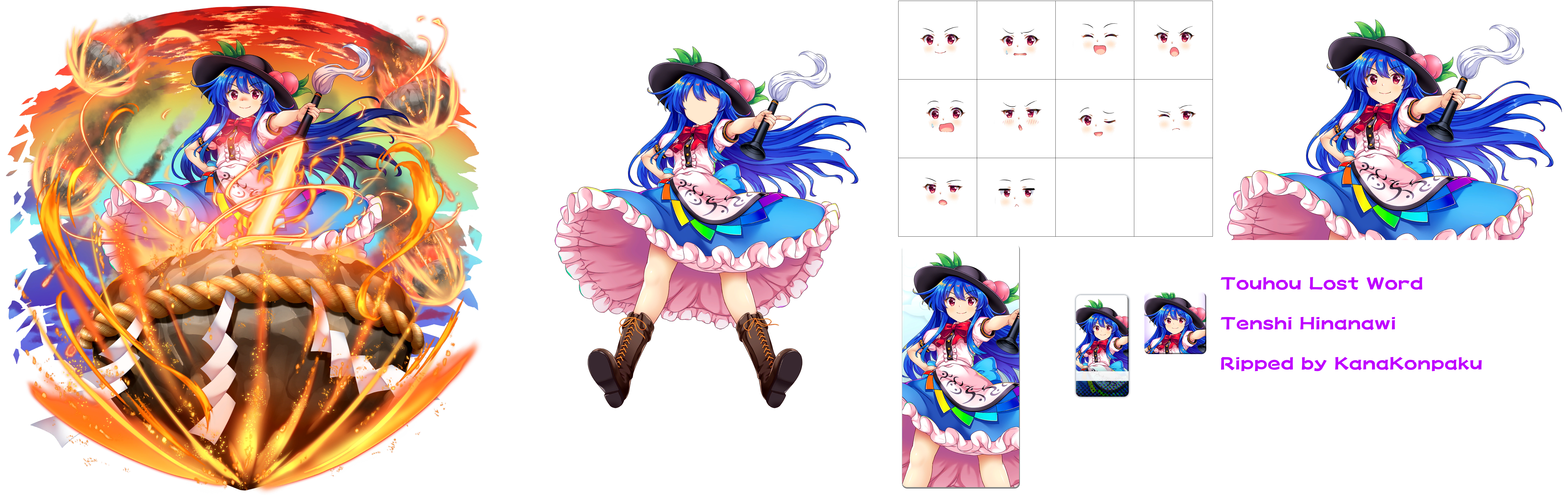 Touhou LostWord - Tenshi Hinanawi