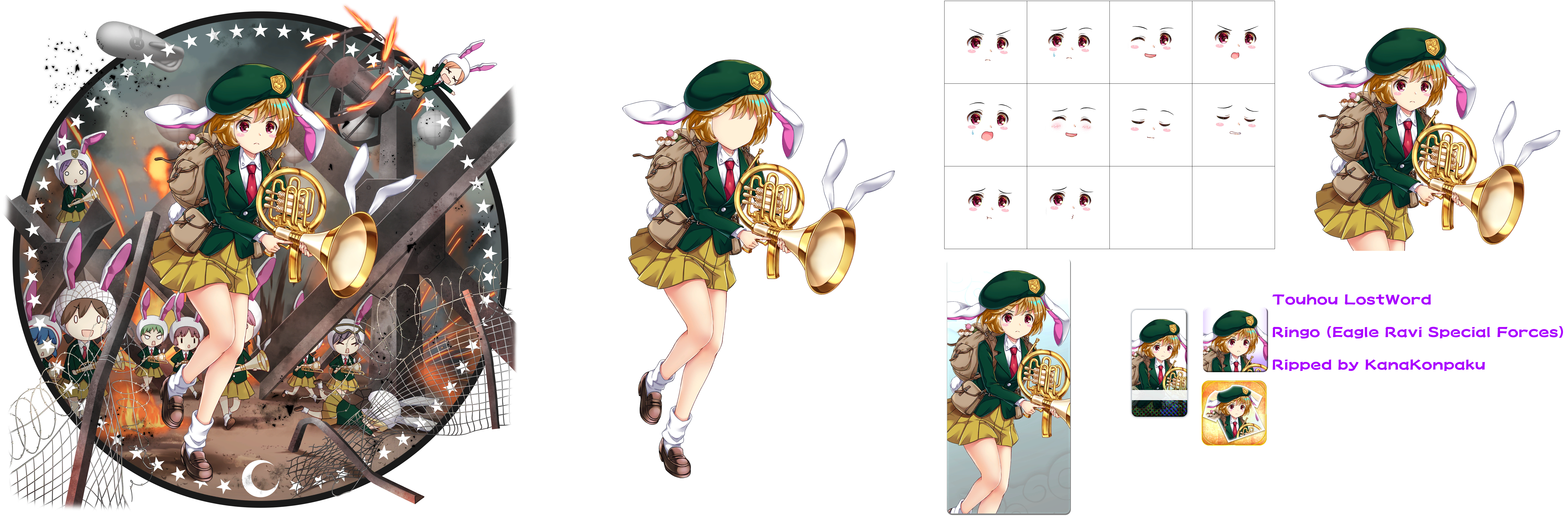 Touhou LostWord - Ringo (Eagle Ravi Special Forces)