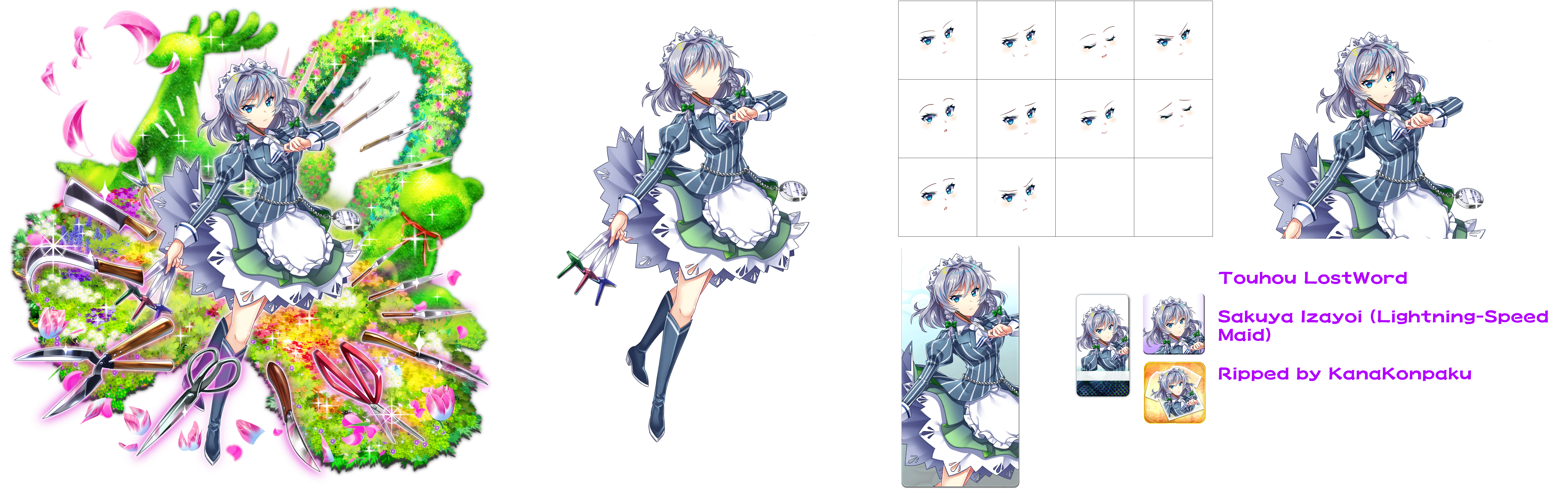 Touhou LostWord - Sakuya Izayoi (Lightning-Speed Maid)