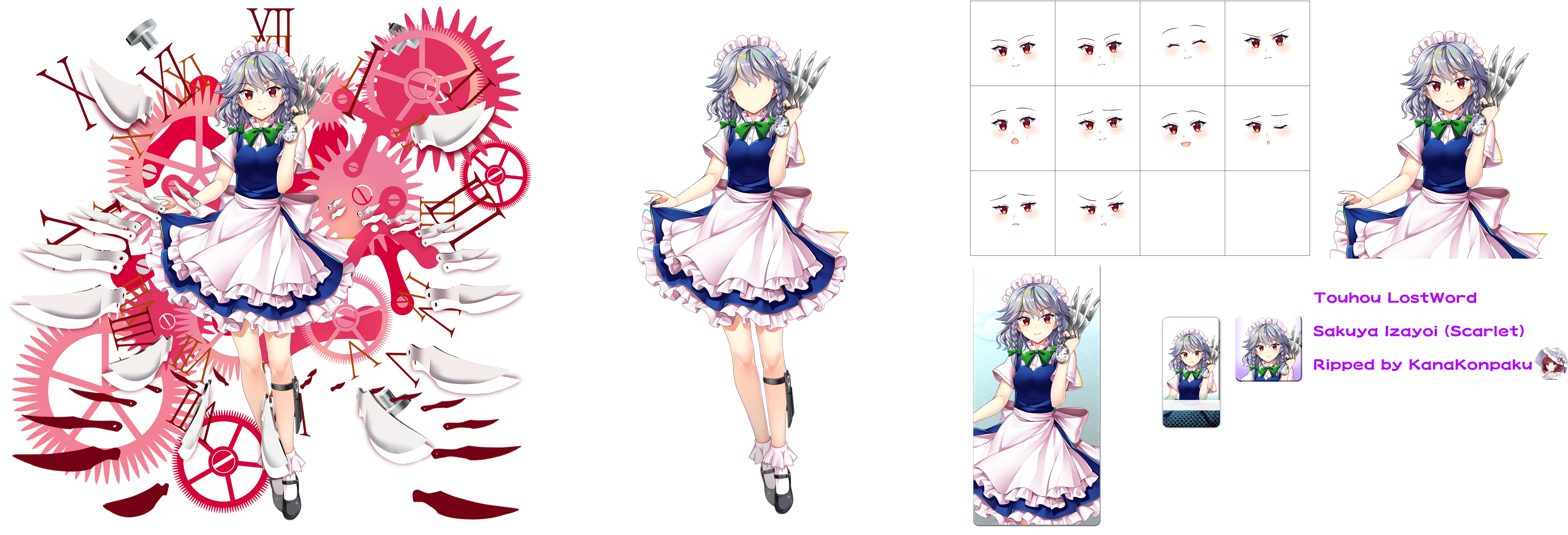 Touhou LostWord - Sakuya Izayoi (Scarlet)