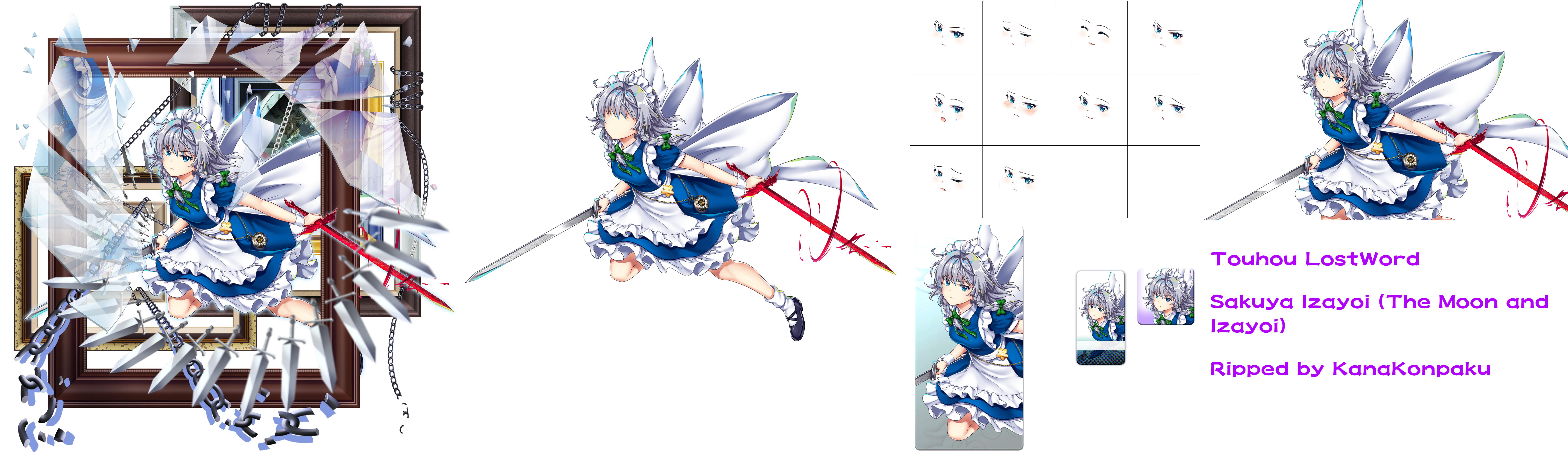 Touhou LostWord - Sakuya Izayoi (The Moon and Izayoi)