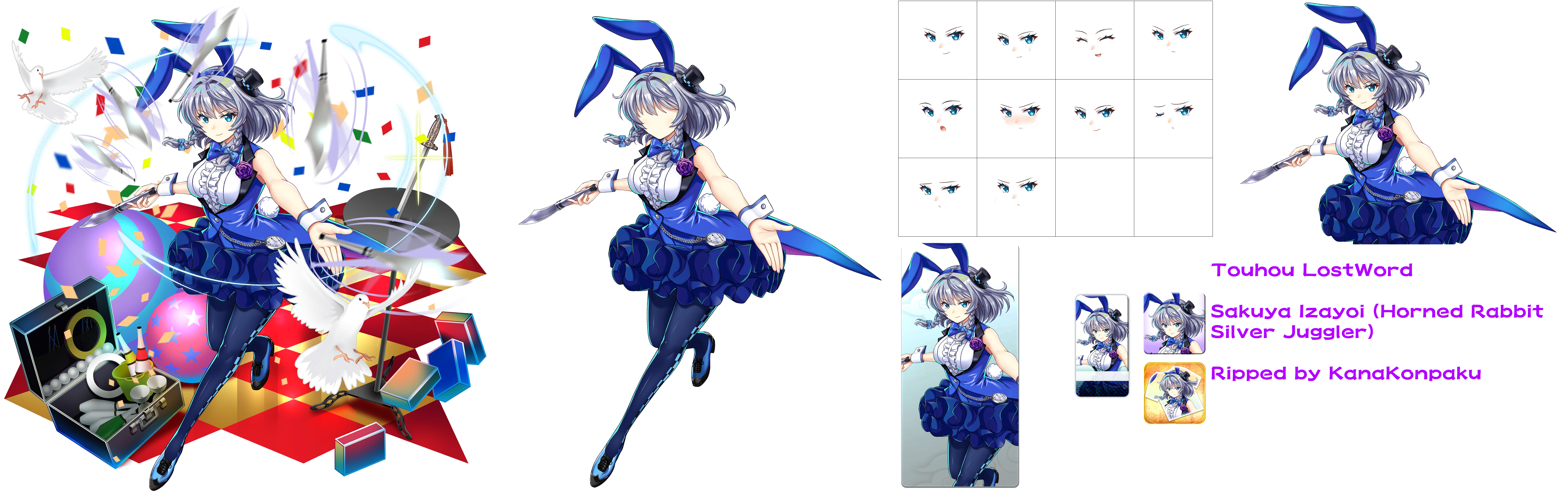 Sakuya Izayoi (Horned Rabbit Silver Juggler)