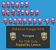 Pokémon Ranger 2: Shadows of Almia - Tyrogue