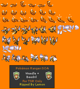 Pokémon Ranger 2: Shadows of Almia - Weedle & Beedrill