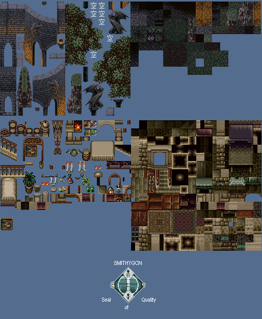 Mars' Castle Tileset