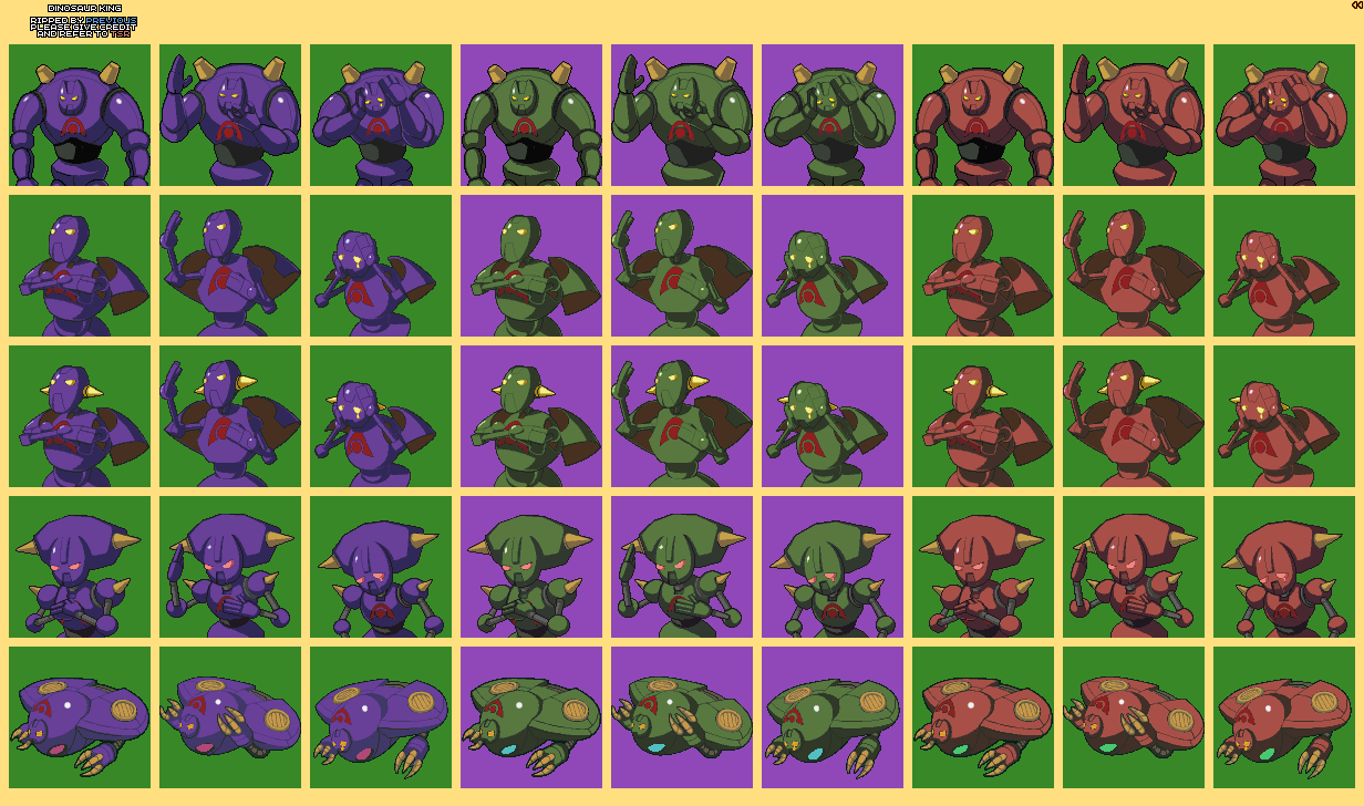 Dinosaur King - Alpha Bot Portraits