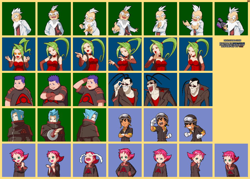 Dinosaur King - Alpha Gang Portraits