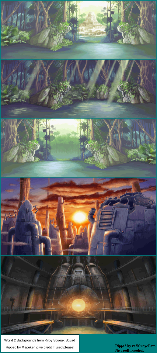 World 4 Backgrounds