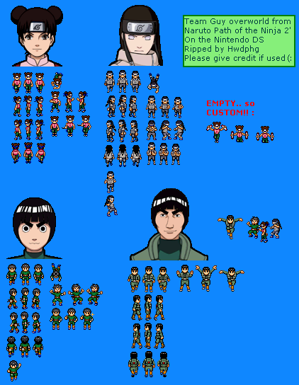 Naruto: Path of the Ninja 2 - Team Guy Overworld