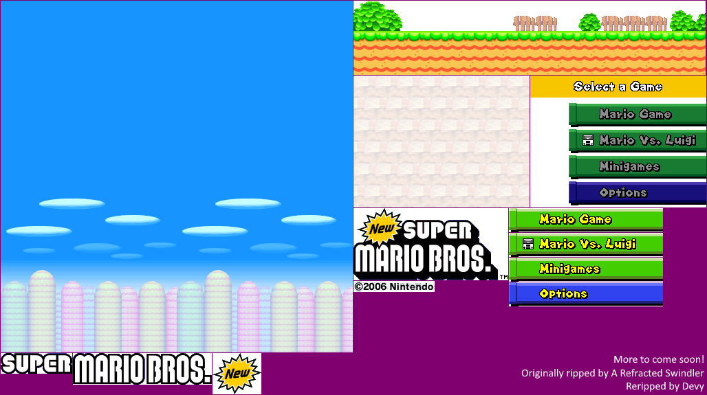 DS / DSi - New Super Mario Bros. - Minigame Icons - The Spriters Resource