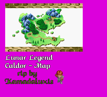 Lunar Legend - Caldor Map