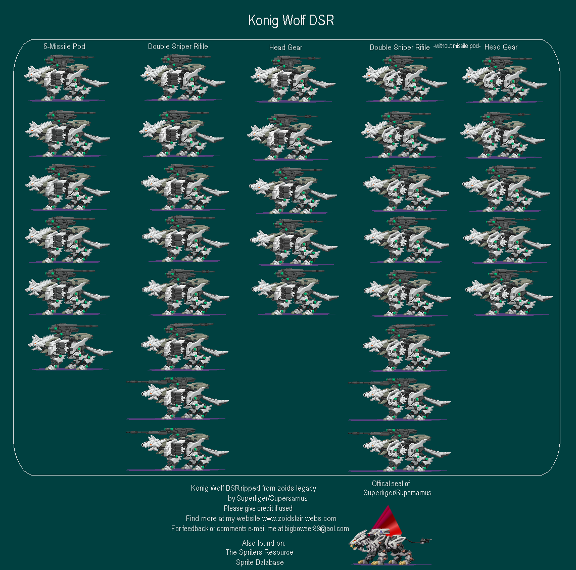 Zoids: Legacy - Konig Wolf DSR