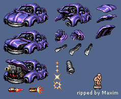 Contra: Hard Corps - Junkyard Car