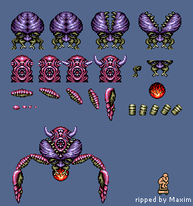 The Spriters Resource - Full Sheet View - Contra: Hard Corps - Mutant