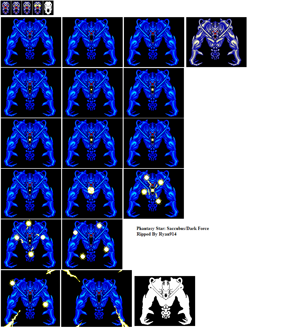 Phantasy Star - Saccubus / Dark Force