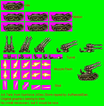 Gunforce 2 / Geo Storm - AA Tank