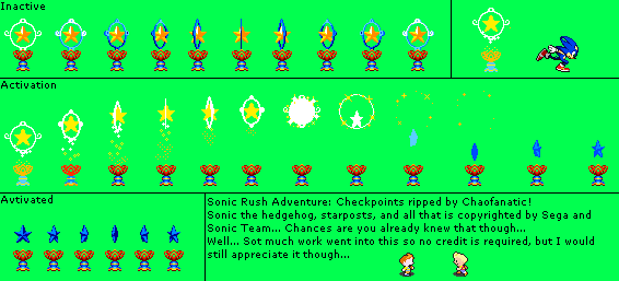 Sonic Rush Adventure - Starposts