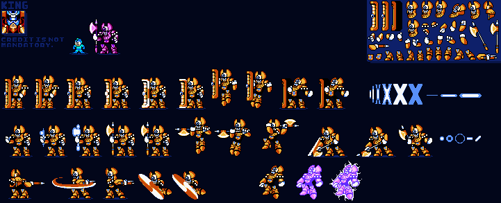 Mega Man Customs - King (8-Bit)