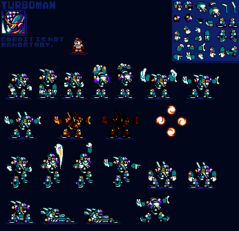Mega Man Customs - Turbo Man (8-Bit)