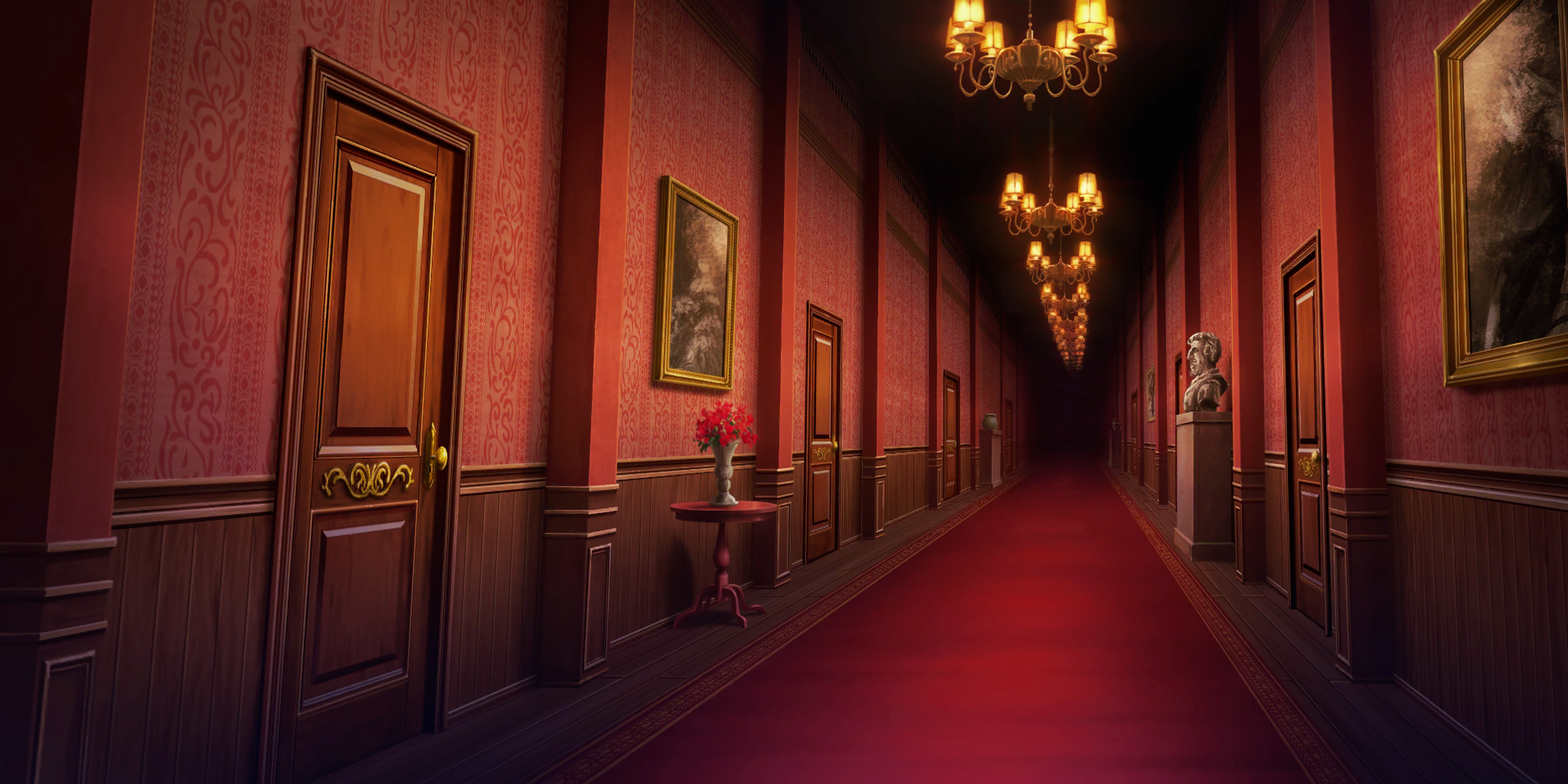 Touhou LostWord - Scarlet Devil Mansion Hallway