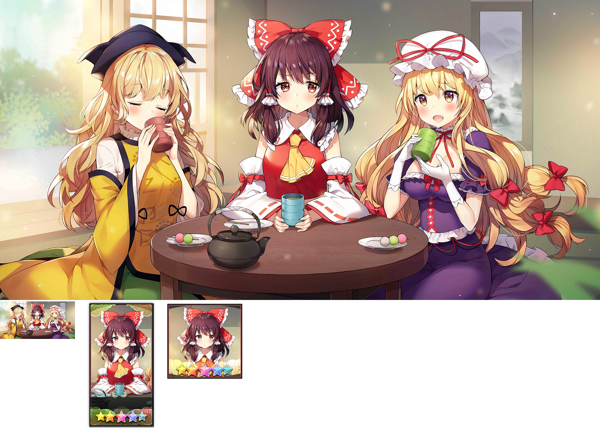 Touhou LostWord - Hakurei Tea Party