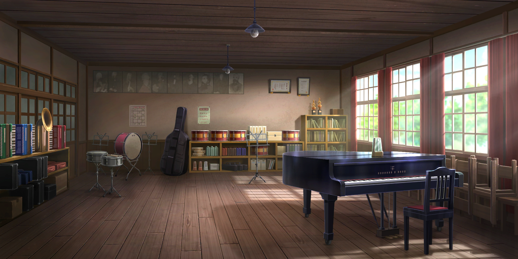Touhou LostWord - Hakurei School Music Room