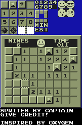 Minesweeper (Gameboy Style)