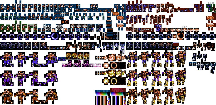 Contra - Enemies and Obstacles