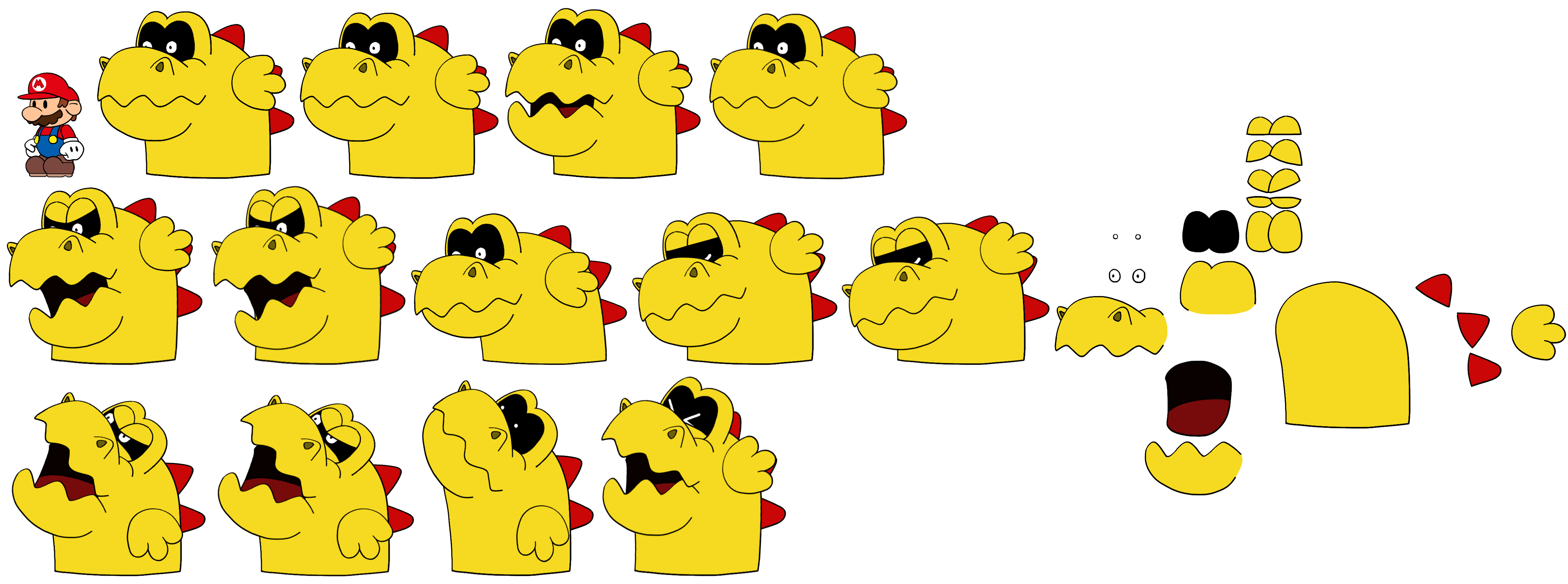 Sandmaargh (Paper Mario-Style)