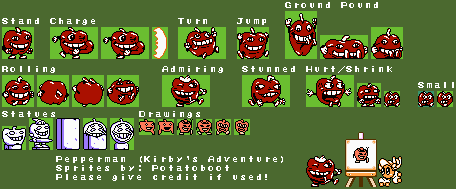 Pepperman (Kirby's Adventure-Style)
