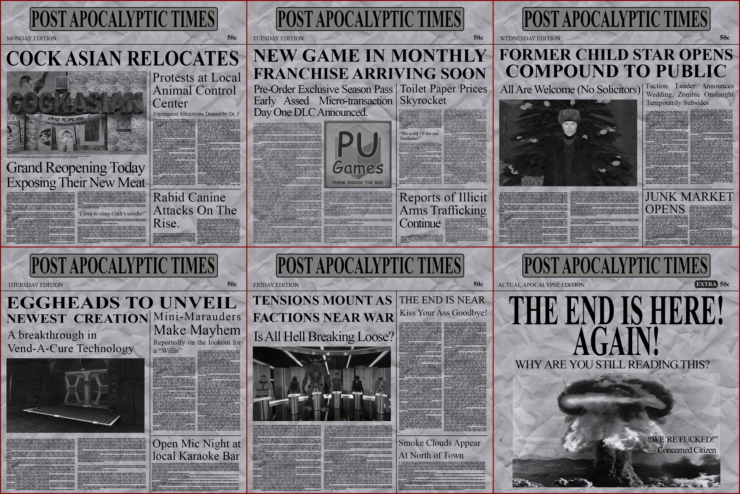 Postal 2 - Newspaper (Paradise Lost)