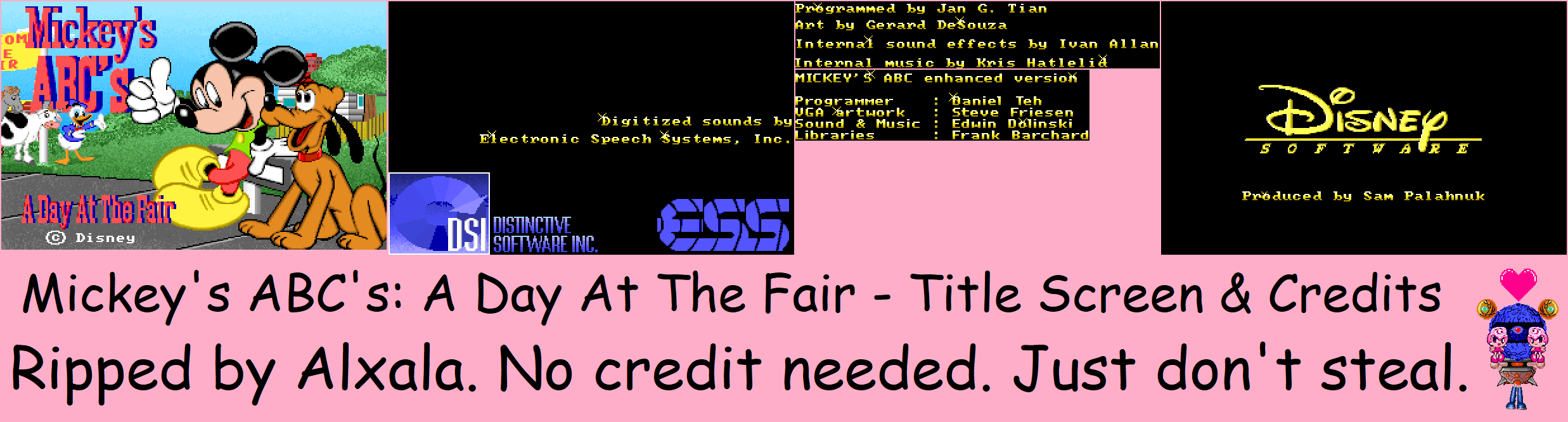 Title Screen & Credits