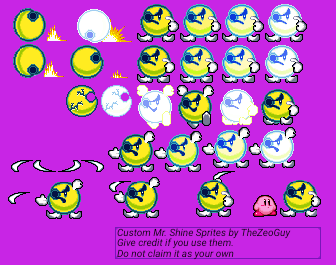 Mr. Shine (Kirby Super Star Ultra-Style)