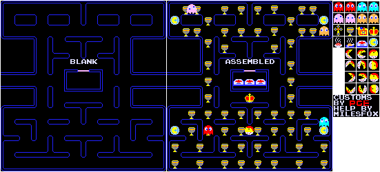 Pac-Man Customs - Wolfenstein 3D Ghosts & Stage Objects