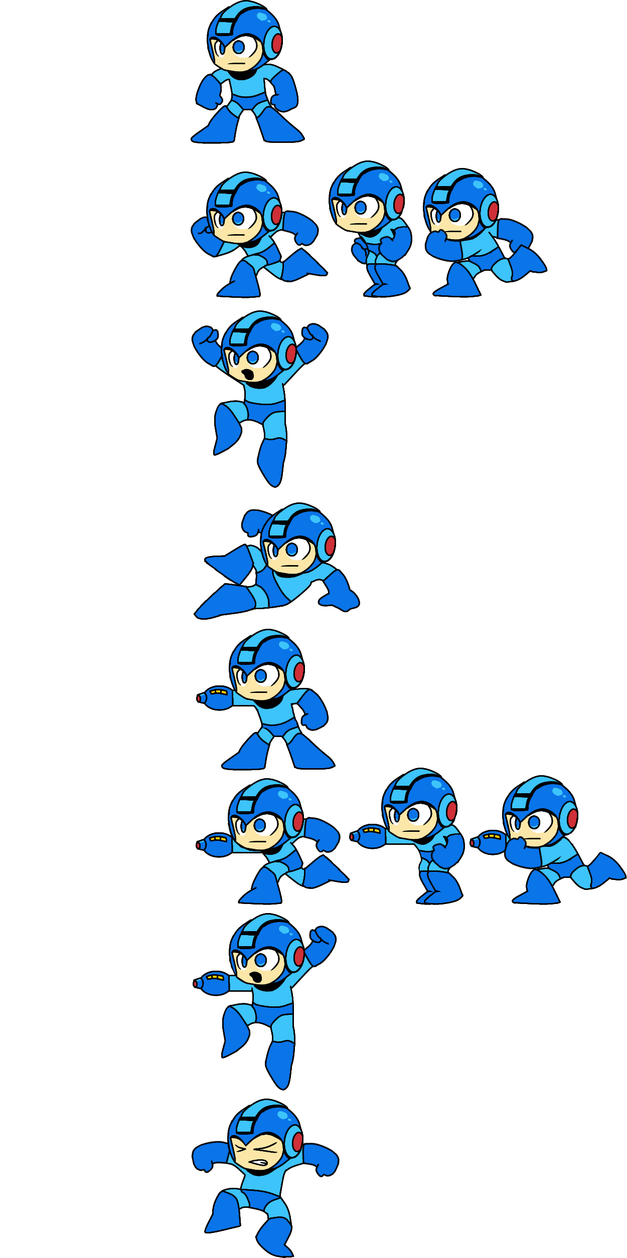 Mega Man Customs - Mega Man (MM11 Concept Art-Style)