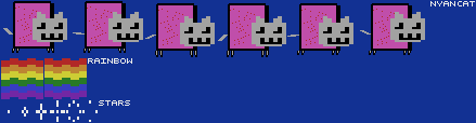 Nyantari 2600 (Homebrew) - Nyan Cat