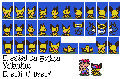 Pokémon Generation 2 Customs - #172 Pichu (EarthBound-Style)