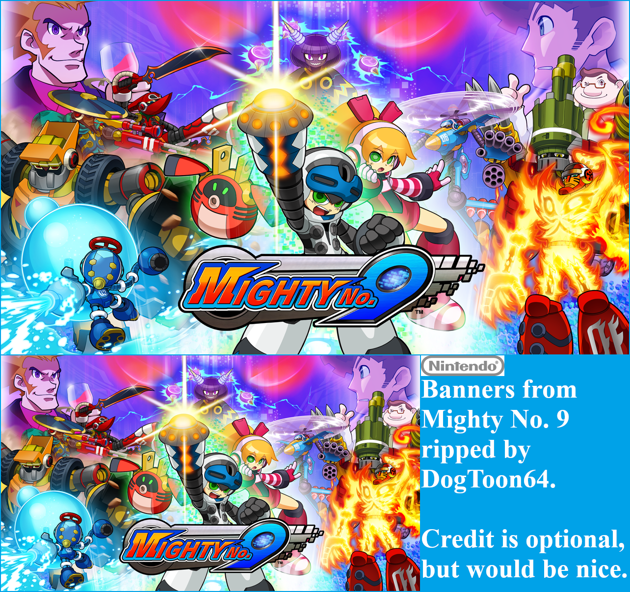 Mighty No. 9 - Banners