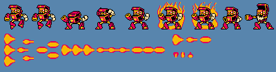 Captain N: The Game Master Customs - Heatman (Mega Man NES-Style)