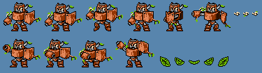 Captain N: The Game Master Customs - Woodman (Mega Man NES-Style)