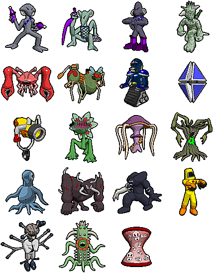 Bestiary Sprites