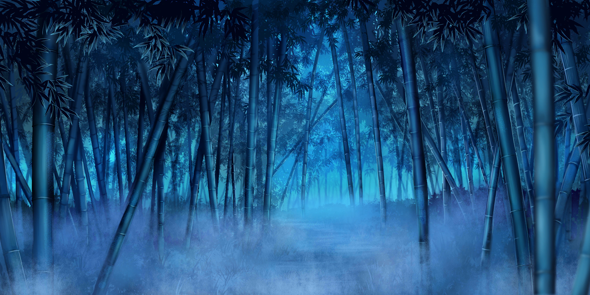 Bamboo Forest of the Lost (Night)