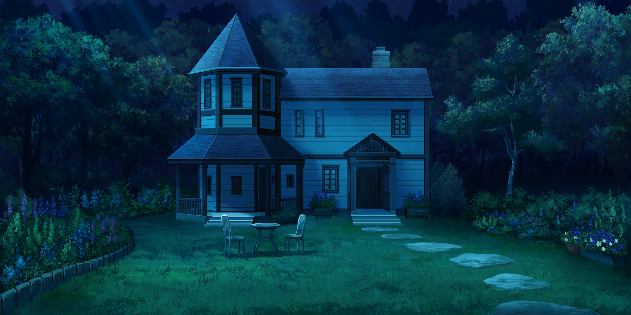 Alice's House (Exterior, Night, Battle)
