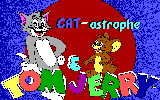 Tom & Jerry Cat-astrophe (DOS) - Title Screen