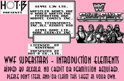 WWF Superstars - Introduction Elements