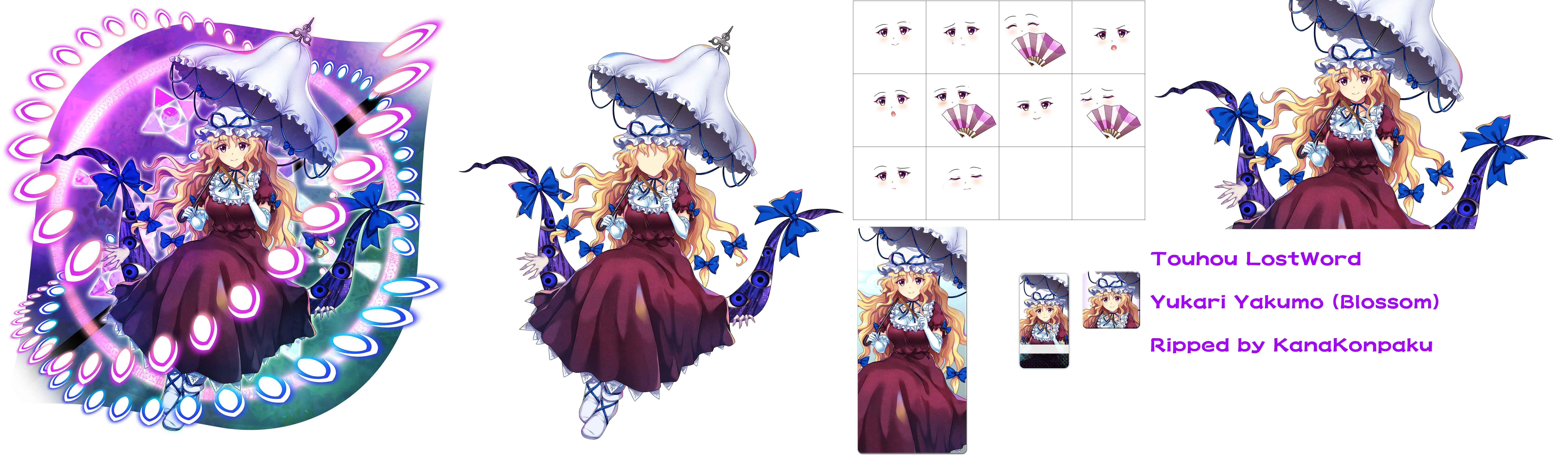 Touhou LostWord - Yukari Yakumo (Cherry Blossom)