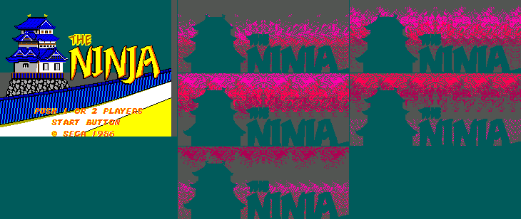 The Ninja - Title Screen
